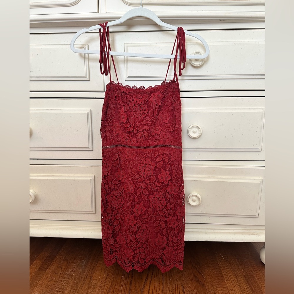 Red Lace Dress